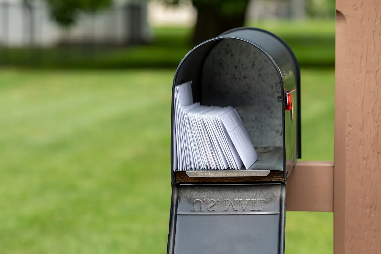 open mailbox