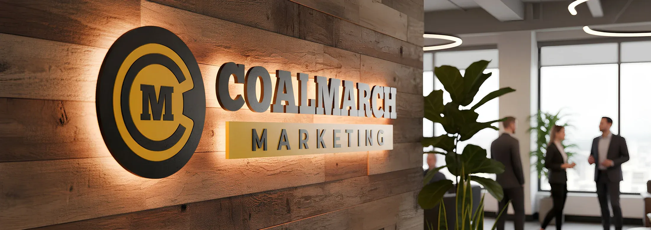 Coalmarch Marketing Office Sign