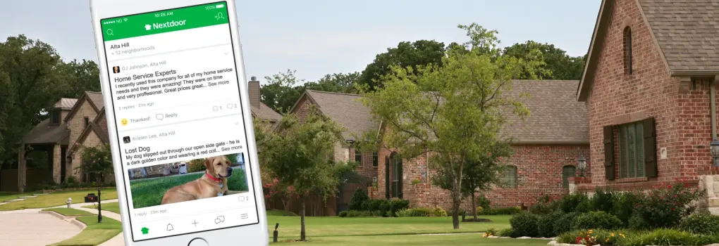 nextdoor app on mobile