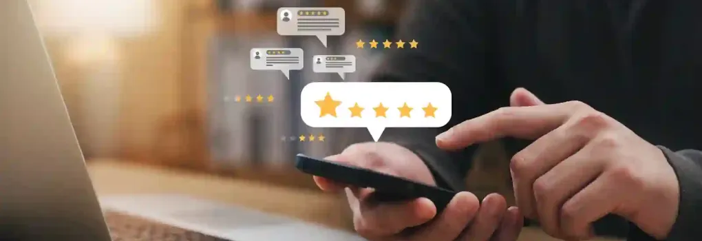 online reviews five stars