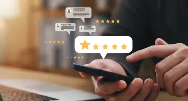 online reviews five stars