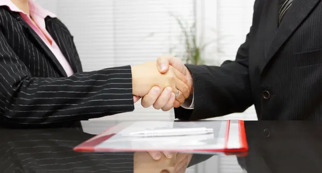 business handshake